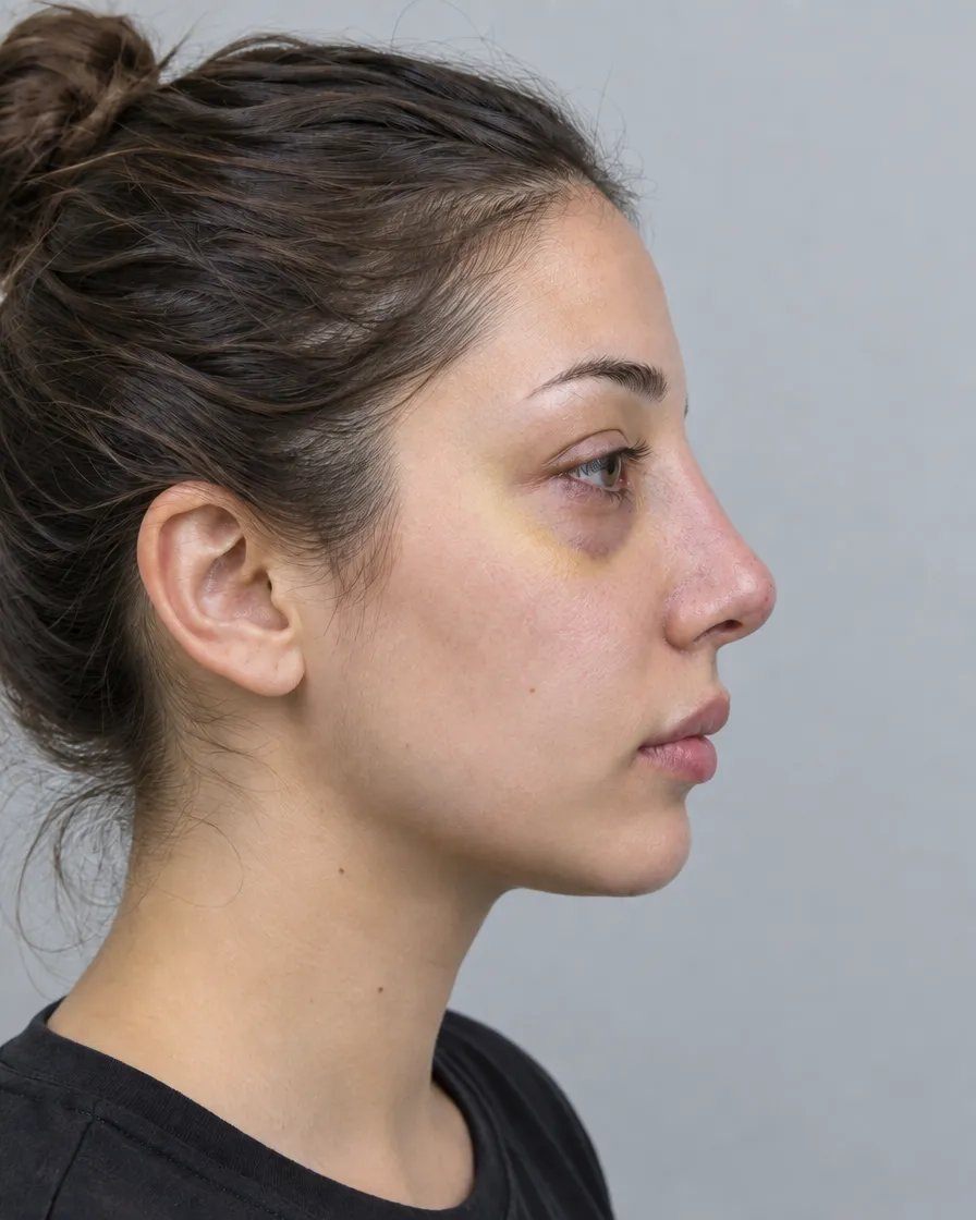 Semana 1 después de la rinoplastia